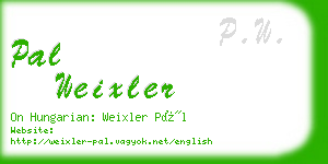 pal weixler business card